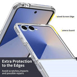 Хибриден Калъф за Samsung Z Flip 7, Acrylic Clear Case, Прозрачен (3)