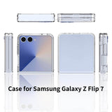Хибриден Калъф за Samsung Z Flip 7, Acrylic Clear Case, Прозрачен (6)