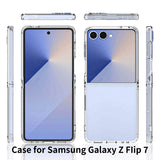 Хибриден Калъф за Samsung Z Flip 7, Acrylic Clear Case, Прозрачен (5)