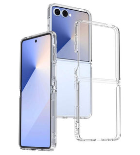 Хибриден Калъф за Samsung Z Flip 7, Acrylic Clear Case, Прозрачен