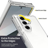 Хибриден Калъф за Samsung Z Fold 7, Acrylic Clear Case, Прозрачен (2)