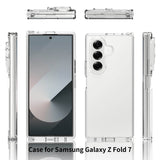 Хибриден Калъф за Samsung Z Fold 7, Acrylic Clear Case, Прозрачен (3)