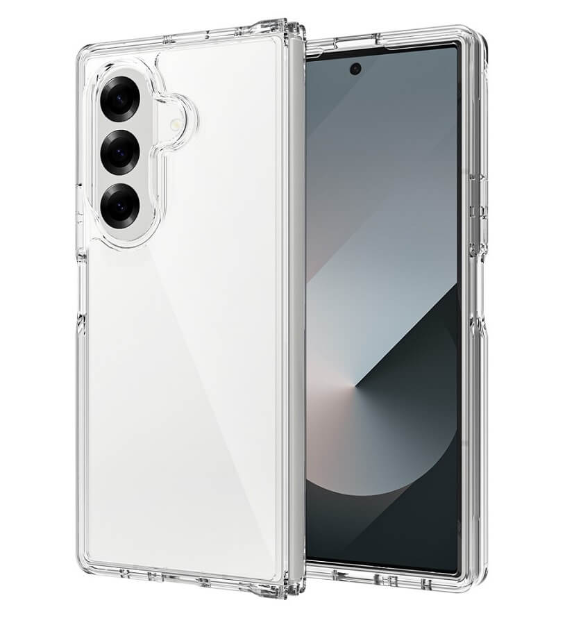 Хибриден Калъф за Samsung Z Fold 7, Acrylic Clear Case, Прозрачен
