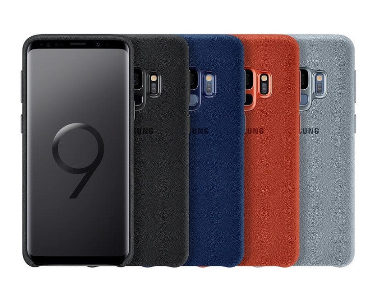 Оригинален Кожен Калъф за Samsung S9 Alcantara Cover Case EF-XG960ALEGWW, Син (4)