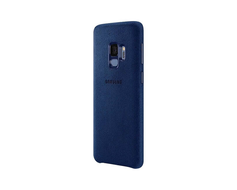 Оригинален Кожен Калъф за Samsung S9 Alcantara Cover Case EF-XG960ALEGWW, Син (3)