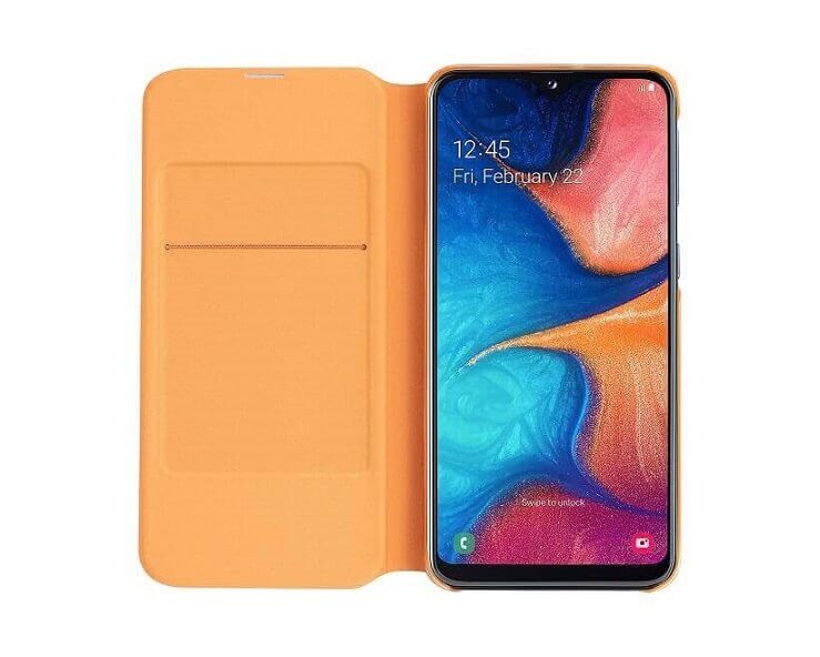 Оригинален Калъф за Samsung A20e Wallet Case EF-WA202PWEGWW, Бял (3)