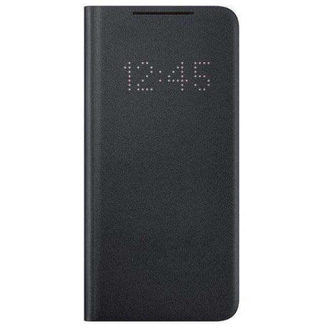 Оригинален Активен Калъф за Samsung S21 Led View Cover Book Case EF-NG996PBEGWW, Черен