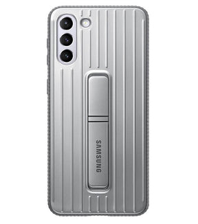 Оригинален Противоударен Калъф за Samsung S21, Protective Standing Cover Case EF-RG996CJEGWW, Сребрист