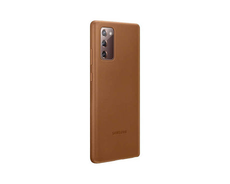 Оригинален Кожен Калъф за Samsung Note 20, Leather Cover Case EF-VN980LAEGWW, Кафяв (3)
