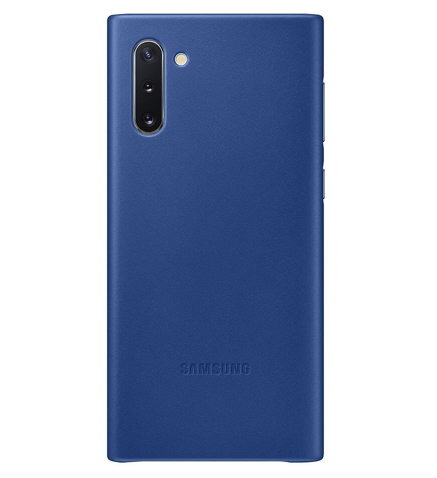 Оригинален Кожен Калъф за Samsung Note 10, Leather Cover Case EF-VN970LLEGWW, Син
