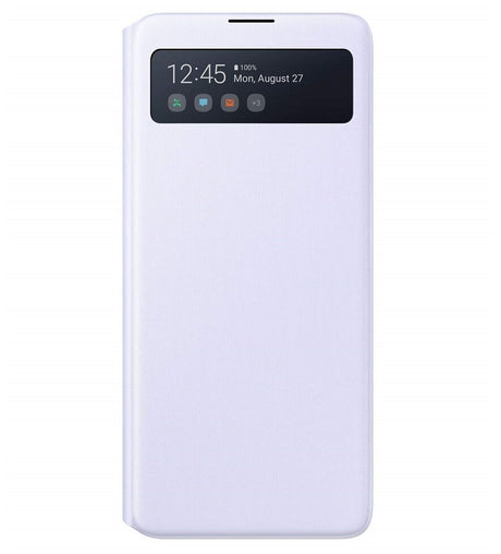 Оригинален Активен Калъф за Samsung Note 10 Lite S-View Book Case EF-EN770PWEGWW, Бял