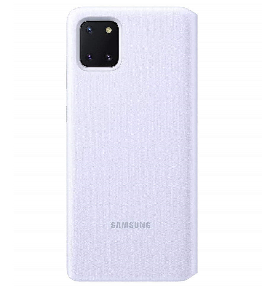 Оригинален Активен Калъф за Samsung Note 10 Lite S-View Book Case EF-EN770PWEGWW, Бял (2)