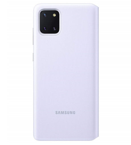 Оригинален Активен Калъф за Samsung Note 10 Lite S-View Book Case EF-EN770PWEGWW, Бял (2)