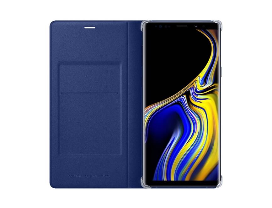 Оригинален Кожен Калъф за Samsung Note 9, Leather View Cover Book Case EF-WN960LLEGWW, Син (3)