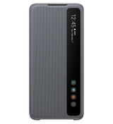 Оригинален Активен Калъф за Samsung S20 Ultra Clear View Cover Book Case EF-ZG988CJEGWW, Сив