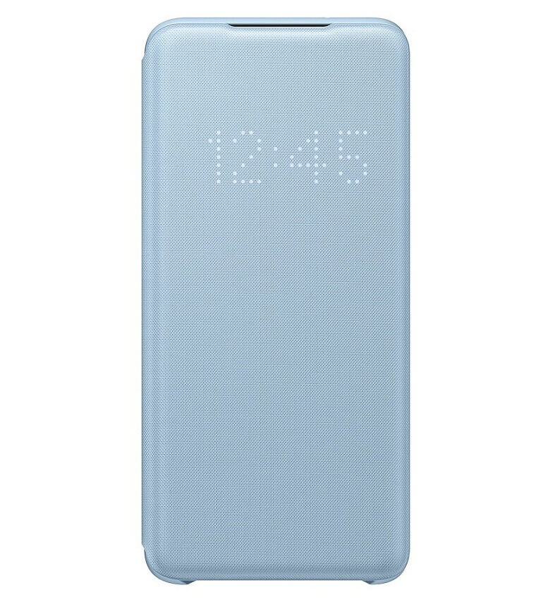 Оригинален Активен Калъф за Samsung S20 Led View Cover Book Case EF-NG980PLEGWW, Син