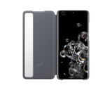Оригинален Активен Калъф за Samsung S20 Ultra Clear View Cover Book Case EF-ZG988CJEGWW, Сив (3)