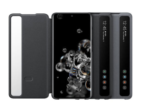 Оригинален Активен Калъф за Samsung S20 Ultra Clear View Cover Book Case EF-ZG988CJEGWW, Сив (5)