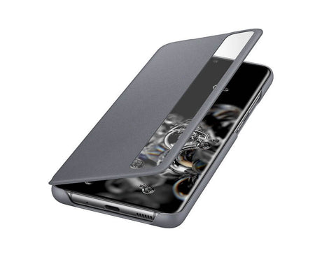 Оригинален Активен Калъф за Samsung S20 Ultra Clear View Cover Book Case EF-ZG988CJEGWW, Сив (4)