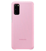 Оригинален Активен Калъф за Samsung S20 Clear View Cover Book Case EF-ZG980CPEGWW, Розов (2)