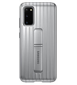 Оригинален Противоударен Калъф за Samsung S20 Protective Standing Cover Case EF-RG980CSEGWW, Сребрист