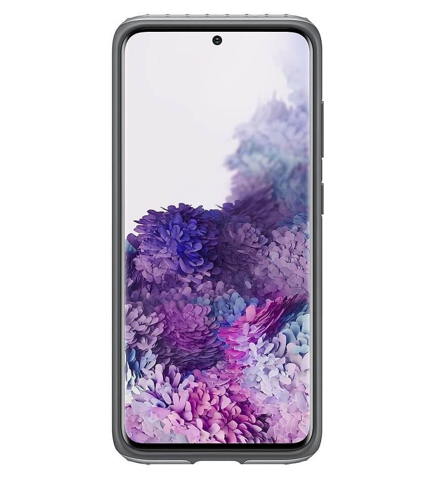 Оригинален Противоударен Калъф за Samsung S20 Protective Standing Cover Case EF-RG980CSEGWW, Сребрист (2)