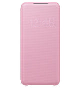 Оригинален Активен Калъф за Samsung S20 Led View Cover Book Case EF-NG980PPEGWW, Розов