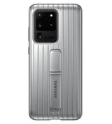 Оригинален Противоударен Калъф за Samsung S20 Ultra Protective Standing Cover Case EF-RG988CSEGWW, Сребрист