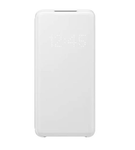 Оригинален Активен Калъф за Samsung S20 Led View Cover Book Case Ef-Ng980pwegeu, Бял