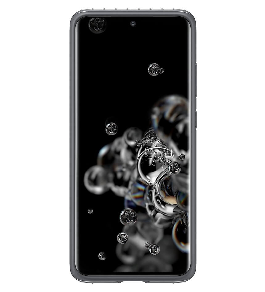 Оригинален Противоударен Калъф за Samsung S20 Ultra Protective Standing Cover Case EF-RG988CSEGWW, Сребрист (2)