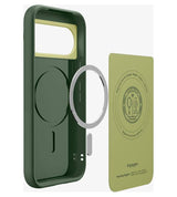 Magsafe Калъф за Google Pixel 11, Spigen Nano Pop Case Avo Green, Зелен (3)