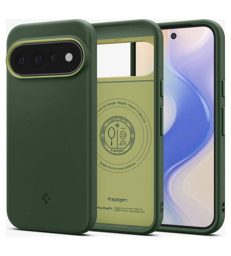 Magsafe Калъф за Google Pixel 11 Pro, Spigen Nano Pop Case Avo Green, Зелен (2)