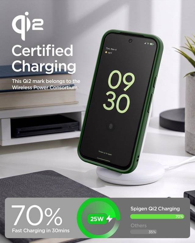 Magsafe Калъф за Google Pixel 11 Pro XL, Spigen Nano Pop Case Avo Green, Зелен (7)