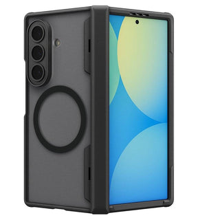 Magsafe Калъф за Samsung Z Fold 8 Ultra, Spigen Ultra Hybrid Pro Frost/Black Case, Черен