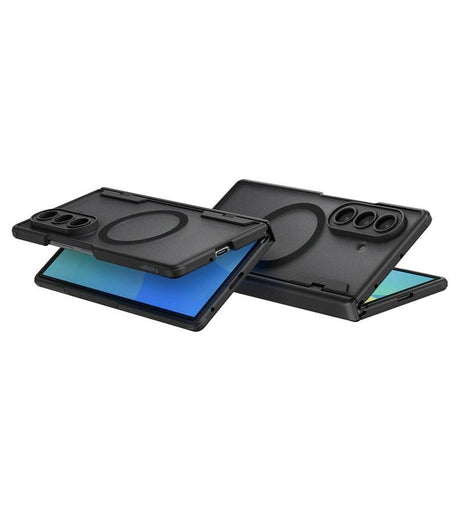 Magsafe Калъф за Samsung Z Fold 8 Ultra, Spigen Ultra Hybrid Pro Frost/Black Case, Черен (6)
