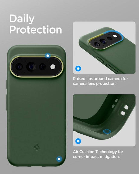 Magsafe Калъф за Google Pixel 11 Pro, Spigen Nano Pop Case Avo Green, Зелен (7)