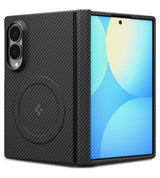 Magsafe Карбонов Калъф за Samsung Z Fold 8, Spigen Airskin Aramid Case, Черен