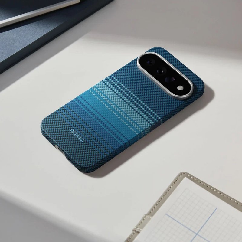 Magsafe Калъф за Google Pixel 11 Pro XL, Pitaka Edge Case Moonrise, Син (5)