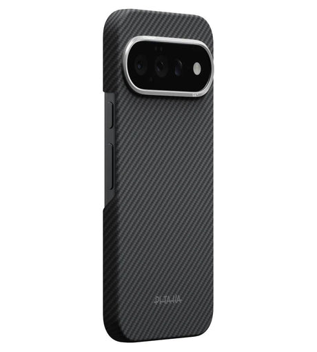 Magsafe Калъф за Google Pixel 11, Pitaka Edge Case Black/Grey, Черен (2)