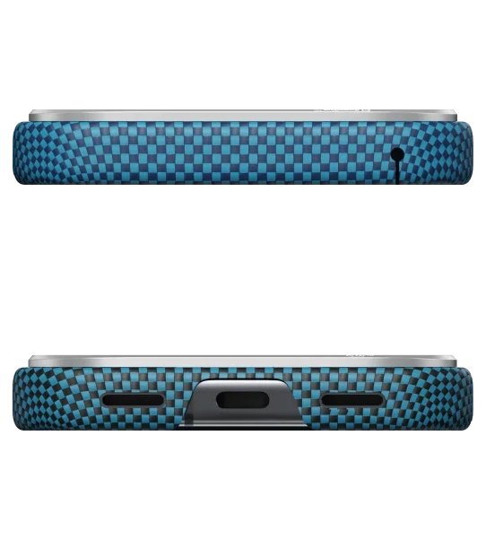 Magsafe Калъф за Google Pixel 11, Pitaka Edge Case Moonrise, Син (4)