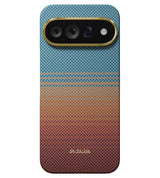 Magsafe Калъф за Google Pixel 11 Pro XL, Pitaka Edge Case Sunset2.0 California Dream01, Кафяв (2)