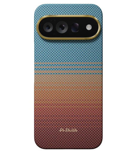 Magsafe Калъф за Google Pixel 11 Pro XL, Pitaka Edge Case Sunset2.0 California Dream01, Кафяв (2)