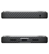 Magsafe Калъф за Google Pixel 11, Pitaka Edge Case Black/Grey, Черен (4)