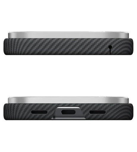 Magsafe Калъф за Google Pixel 11 Pro XL, Pitaka Edge Case Black/Grey, Черен (4)