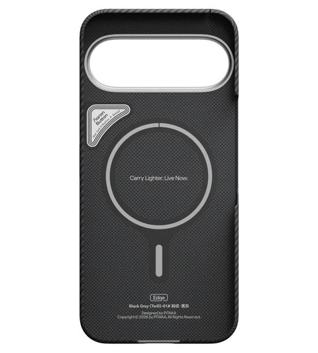 Magsafe Калъф за Google Pixel 11 Pro XL, Pitaka Edge Case Black/Grey, Черен (5)