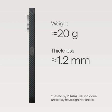 Magsafe Калъф за Google Pixel 11 Pro XL, Pitaka Edge Case Black/Grey, Черен (3)