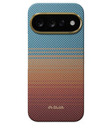 Magsafe Калъф за Google Pixel 11, Pitaka Edge Case Sunset2.0 California Dream01, Кафяв (2)