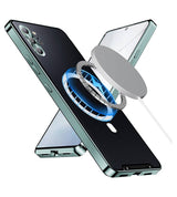 Magsafe Калъф за Samsung Note 10 Plus, Metal Case, Сребрист (4)