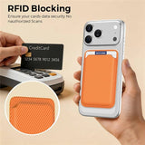 Magsafe Калъф за Карти, GKK Card Holder RFIF Case, Оранжев (6)
