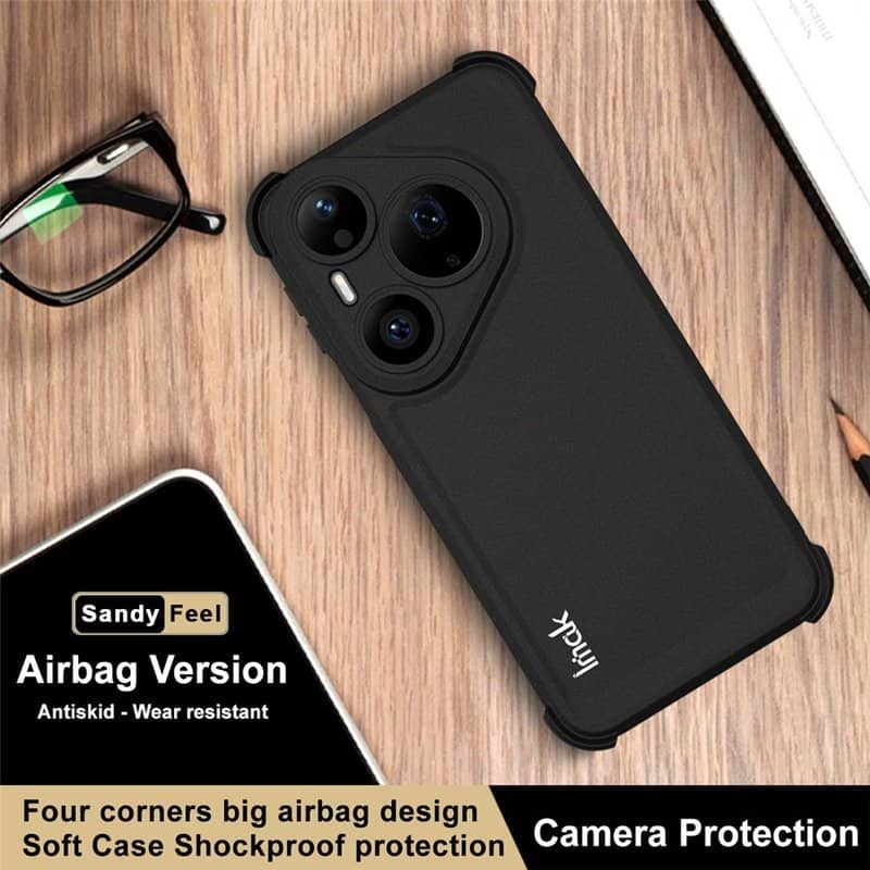 Противоударен Калъф за Huawei Pura 90s Pro, Imak Airbag Shockproof Case, Черен (7)
